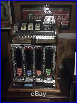 Mills Fok Four Column Vender 5¢ Slot Machine