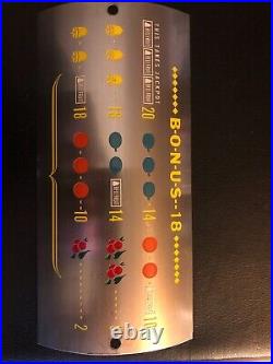 Mills Hi Top Original Award Card Etched 2/5 Pay Bonus Slot Machine