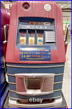 Mills High Top Jewel Bell 10 Cent Slot Machine