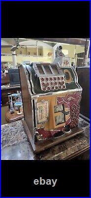 Mills Lion Head 1930's Slot Machine. Excellent Condition Functional