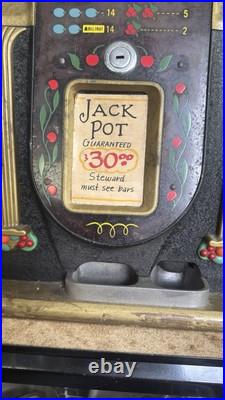 Mills Novelty Products Bell-O-Matic Corporation Antique 25c Slot Machine