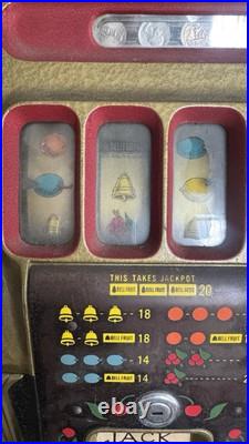 Mills Novelty Products Bell-O-Matic Corporation Antique 25c Slot Machine