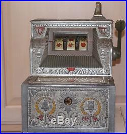 Mills Puritan Bell Antique Nickel Slot Machine