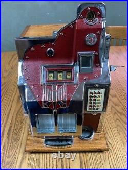 Mills QT Firebird Slot Machine 1934 Very Nice 5 cent