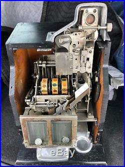 Mills Qt Thunderbird 5 Cent Slot Machine Unrestored Original
