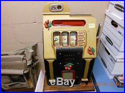 Mills / Saga 25 Cent Token Slot Machine Antique Vintage On Sale