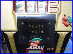 Mills / Saga 25 Cent Token Slot Machine Antique Vintage On Sale