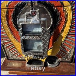 Mills Silent War Eagle 25 Cent Slot Machine 1932 With Keys Works
