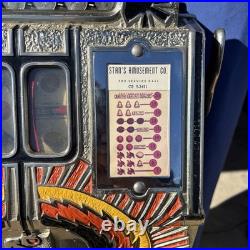 Mills Silent War Eagle 25 Cent Slot Machine 1932 With Keys Works