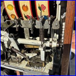 Mills Silent War Eagle 25 Cent Slot Machine 1932 With Keys Works