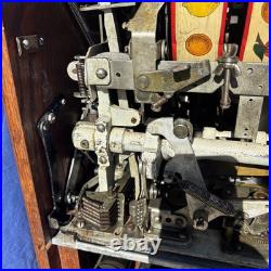 Mills Silent War Eagle 25 Cent Slot Machine 1932 With Keys Works
