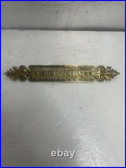Mills Slot Dewey Original Musical Cabinet Plaque