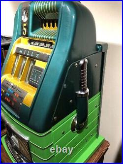 Mills Slot Machine Nickel Bonus Machine