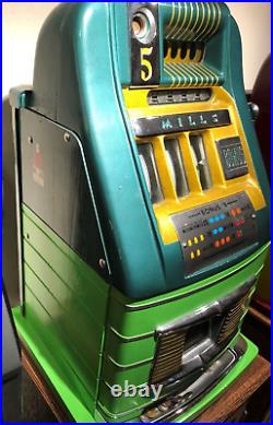 Mills Slot Machine Nickel Bonus Machine