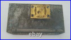 Mills Slot Machine cash box Back Door with Matching # Lock and key