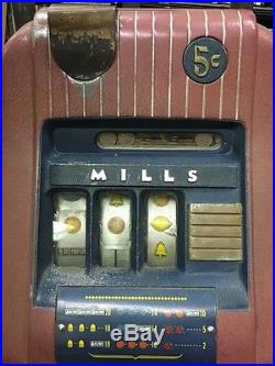 Mills Vintage Slot Machine AS IS