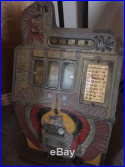 Mills War Eagle 25 Cent Slot Machine All Original
