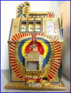 Mills War Eagle 25-cent Slot Machine 1970s
