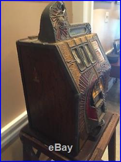 Mills War Eagle Five Cent Slot Machine 1930s