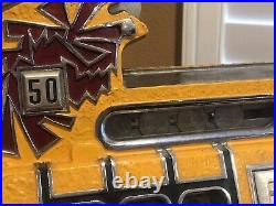Mills War Eagle RARE 50 Cent Antique Slot Machine-Watch The Video-authentic
