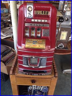 Mills high top slot machine Bonus 25 cent