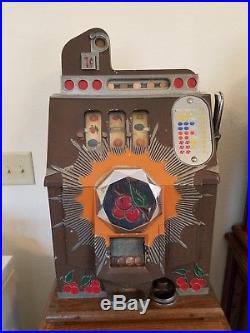 MillsNovelty Company Brown Front Entire Denomination Slot Machines/Stands