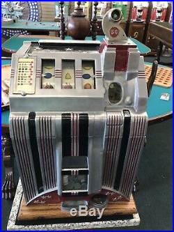 Nickel Vintage Mills Skyscraper Slot Machine