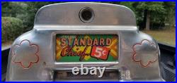 O D Jennings 5c Standard Chief Nickel Slot Machine, circa 1920's needs repair