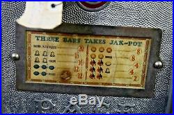 ORIGINAL 1930 5¢ Pace Bantam Antique Fancy Front Slot Machine. Coin op