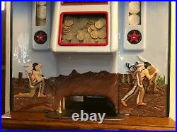 ORIGINAL 1930's 10¢ Jennings Scene Chief Antique Slot Machine coin op