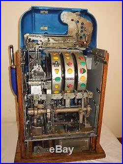 ORIGINAL 1940's 50¢ Mills 777 HI TOP Antique Slot Machine RESTORED