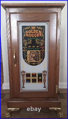 Oak Slot Machine Stand Golden Nugget