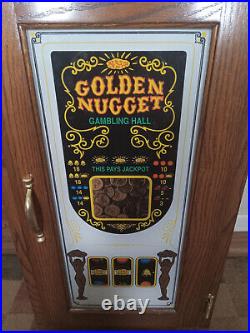 Oak Slot Machine Stand Golden Nugget