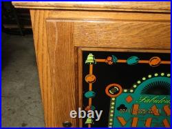 Oak Slot Machine Stand for Slot Machine Good Condition