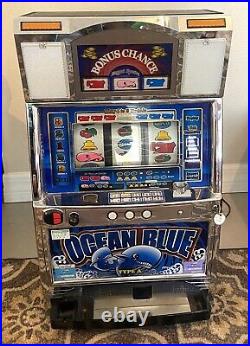 Ocean Blue Token Slot Machine For Parts Local Pickup Please Read Description