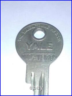 Odj Jennings Antique Slot Machine Lock & Key Yale Trade Stimulator