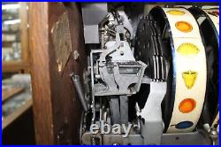 Old Antique 1930s MILLS SKYSCRAPER 5 Cent 3 Reel Coin Op SLOT MACHINE -WORKS