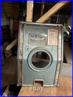 Old Fair Play Mills Coin Slot Machine Metal Faceplate Frame Thunderbird Parts Old Fair Play Mills Coin Slot Machine Metal Faceplate Frame Thunderbird Parts