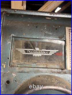 Old Fair Play Mills Coin Slot Machine Metal Faceplate Frame Thunderbird Parts Old Fair Play Mills Coin Slot Machine Metal Faceplate Frame Thunderbird Parts