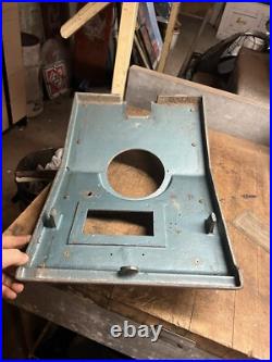 Old Fair Play Mills Coin Slot Machine Metal Faceplate Frame Thunderbird Parts Old Fair Play Mills Coin Slot Machine Metal Faceplate Frame Thunderbird Parts