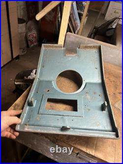 Old Fair Play Mills Coin Slot Machine Metal Faceplate Frame Thunderbird Parts Old Fair Play Mills Coin Slot Machine Metal Faceplate Frame Thunderbird Parts