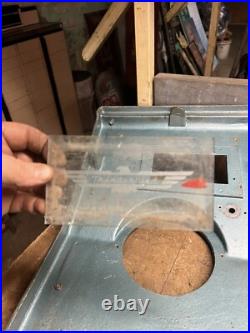 Old Fair Play Mills Coin Slot Machine Metal Faceplate Frame Thunderbird Parts Old Fair Play Mills Coin Slot Machine Metal Faceplate Frame Thunderbird Parts