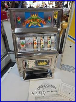 Old Vintage Casino Crown Old Vintage Jackpot Slot Machine Toy Entertainment On