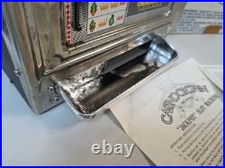 Old Vintage Casino Crown Old Vintage Jackpot Slot Machine Toy Entertainment On