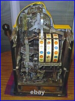 Original 1930s Watling Rol-a-top 5 Cent Twin-jackpot Slot Machine