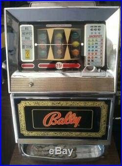 Original 25 Cent Bally 742a Money Honey Antique Slot Machine