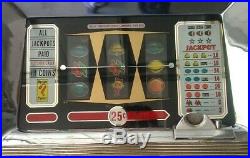 Original 25 Cent Bally 742a Money Honey Antique Slot Machine