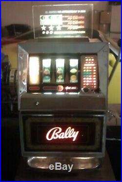 Original 25 Cent Bally 742a Money Honey Antique Slot Machine
