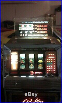 Original 25 Cent Bally 742a Money Honey Antique Slot Machine