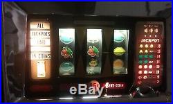 Original 25 Cent Bally 742a Money Honey Antique Slot Machine